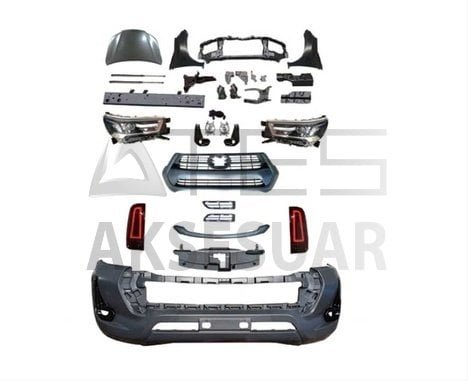 013e0f4b128df0903ba9acafb0b54609.jpg TOYOTA HILUX VIGO(2004-2015) YENİ KASA DÖNÜŞÜM 2021 REVO BODY KIT - FULL SET - Görsel 1