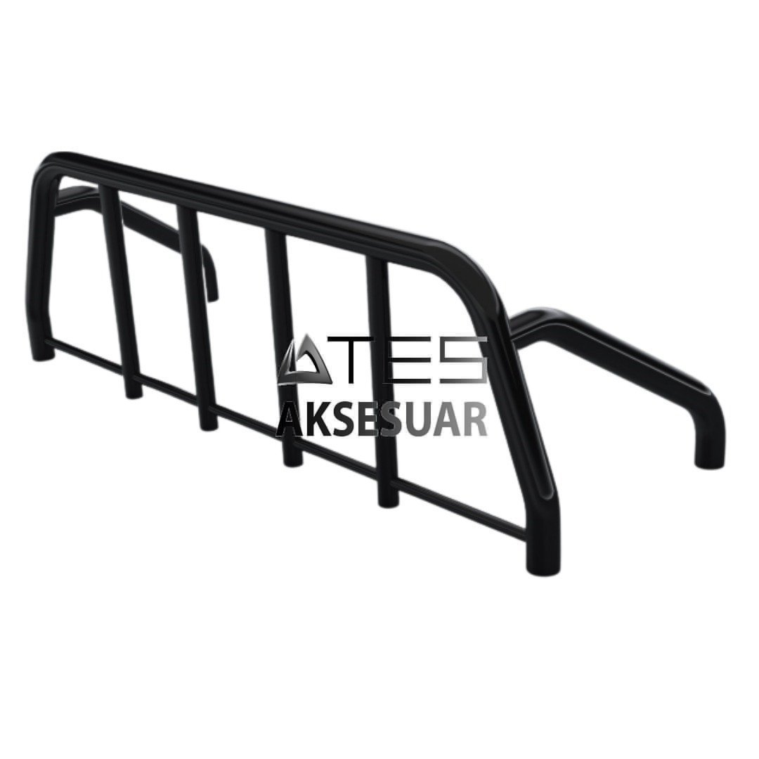c9330153-82d8-4725-b2d9-f40f3b9380f4-12.jpg VOLKSWAGEN AMAROK 2014+ VİLLAGE BLACK Pickup Boru Tip Rollbar - Görsel 1