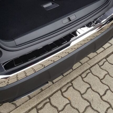 Dacia Duster Arka Tampon Koruması Paslanmaz Çelik 2018>