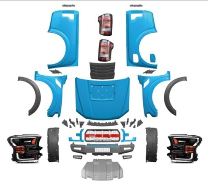 frrf150-ot-1.jpeg RANGER IÇIN UYUMLU F150 RAPTOR DÖNÜSÜM FULL - ÖN TAMPON - Görsel 1