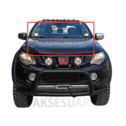 Mitsubishi L200   Kaput  Üstüne Takılan   Led Seti