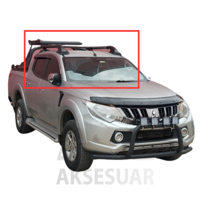 Mitsubishi L200   Borulu Tavan Çıtası Siyah