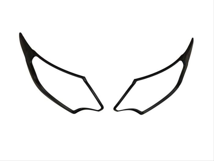 mil200farkap14-b-1.jpeg L200 2015-2019 IÇIN UYUMLU FAR CERCEVE KAPLAMA SIYAH - Görsel 1