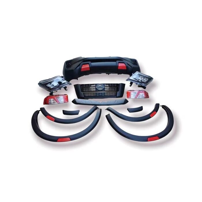 nsnfc22-1-1.jpeg NAVARA 2015+ NP300 IÇIN UYUMLU 2022 FACELIFT BODY KIT (HALOJEN FARLI MODEL ICIN) - Görsel 1