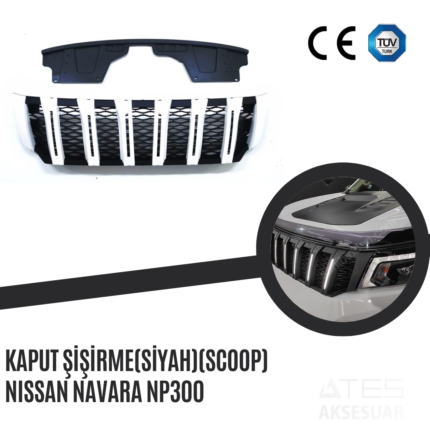 Kaput Şişirme (Siyah) (Scoop) Nissan Navara Np300