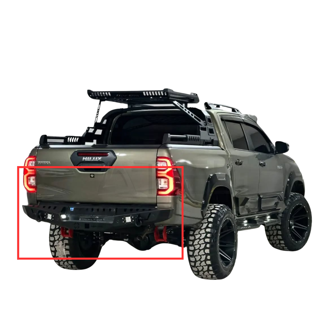 toyota-hilux-arka-celik-offroad-tampon.png Toyota Hilux Arka Çelik Tampon - Görsel 1