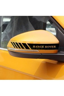 Range Rover Yan Dikiz Ayna Kapağı Şerit Oto Sticker Etiket 3 Çift 20 X 2 Cm