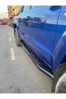 IMG-3079362494023086601.jpg Vw Amarok Amazon Siyah Yan Basamak Çap:76 2010 Ve Sonrası - Görsel 1
