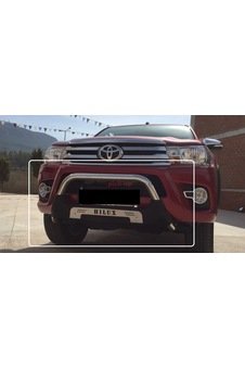 IMG-356252819216365133.jpg Toyota Hilux Ön Koruma Barı Krom Bıyık 2015 Roll Bar - Görsel 1