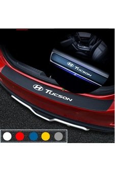 Hyundai Tucson Için Karbon Bagaj Ve Kapı Eşiği Sticker Seti