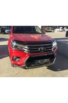 IMG-5726069625110308199.jpg Toyota Hilux Kaput Koruyucu Piano Black 2015- - Görsel 1