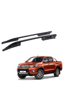 IMG-5982497862480231773.jpg Ekiciler Hılux 2014 Port Bagaj Tavan Çıtası Falcon Siyah - Görsel 1