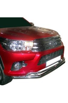 Toyota Hilux Ön Krom Koruma Bıyık Paslanmaz Çelik