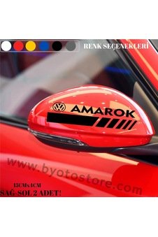 IMG-9132981186357534585.jpg Volkswagen Amarok Için Ayna Kapağı Sticker (2 Adet) - Görsel 1