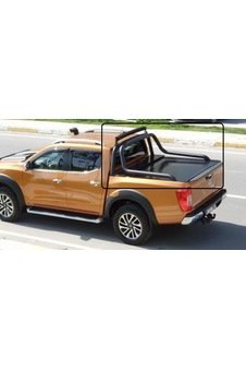 IMG-9177040960831950215.jpg Nissan Navara Np300-Canyon Rollbar Siyah 2005 2022 Aqm-Marka - Görsel 1
